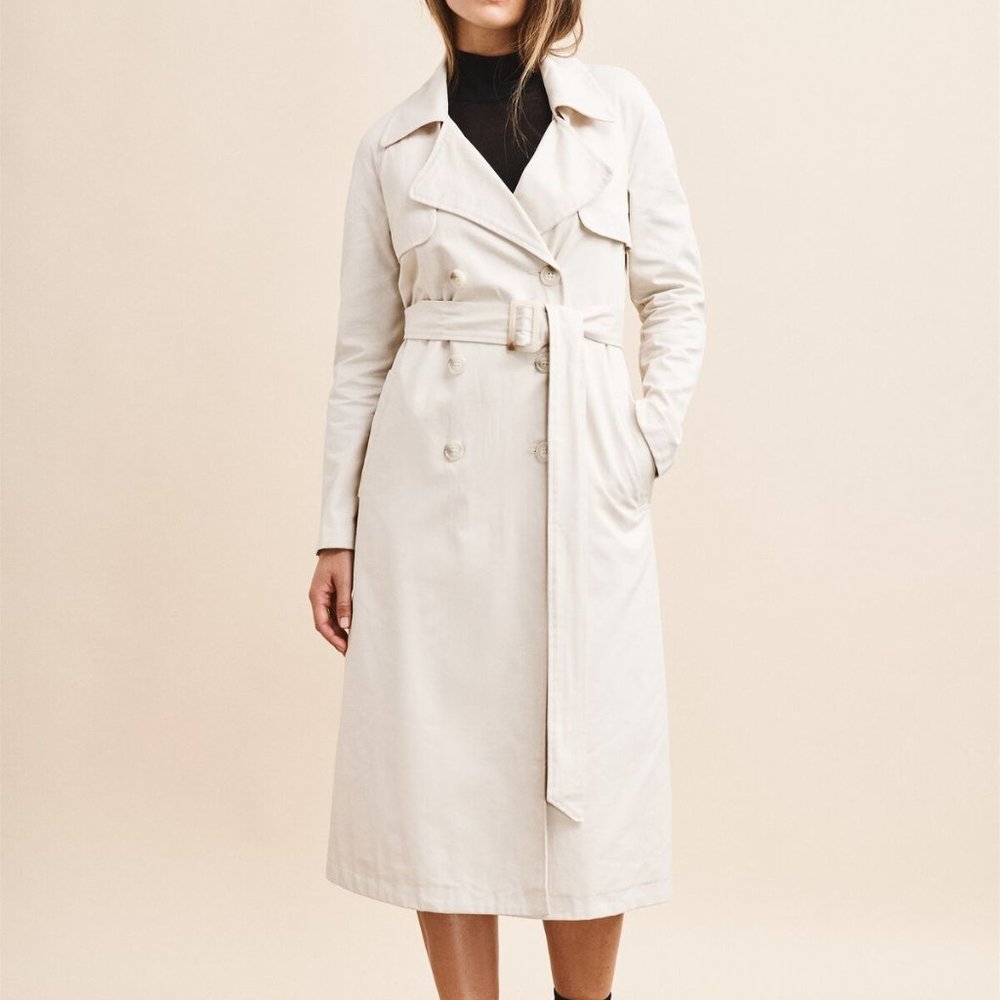 DYNAMITE (NWT) Long Belted Trench Coat